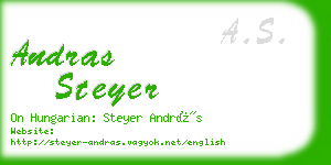 andras steyer business card
